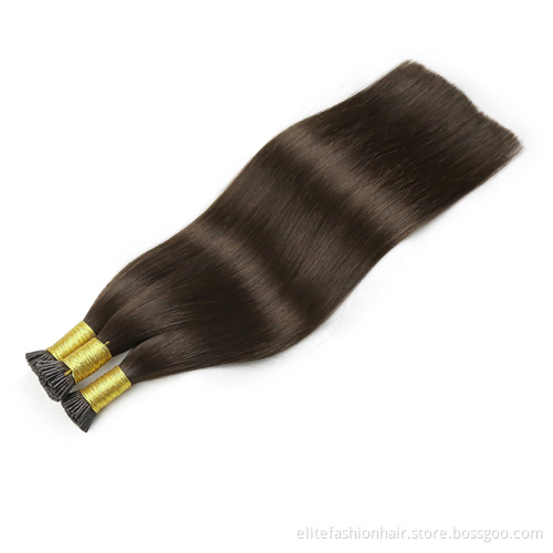 I Tip Hair Wholesale Raw Indian Kinky Curly Itip Keratin Bonds Flat U Remy Human Hair Extensions Micro Links Microlink